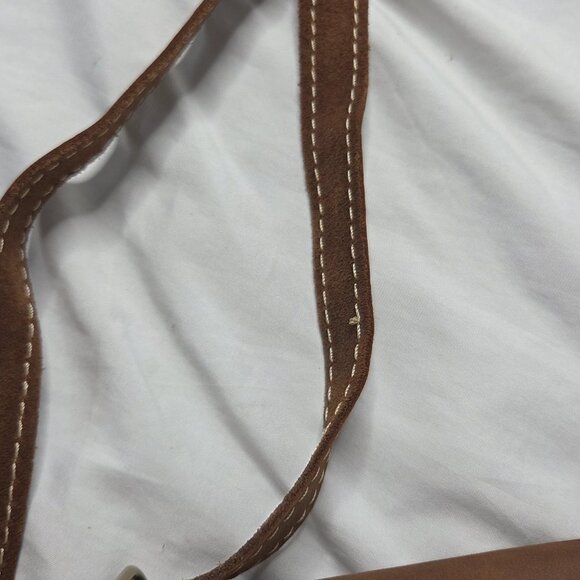 Portland Leather Goods Brown Crossbody Envelope Purse - Picture 2 of 13